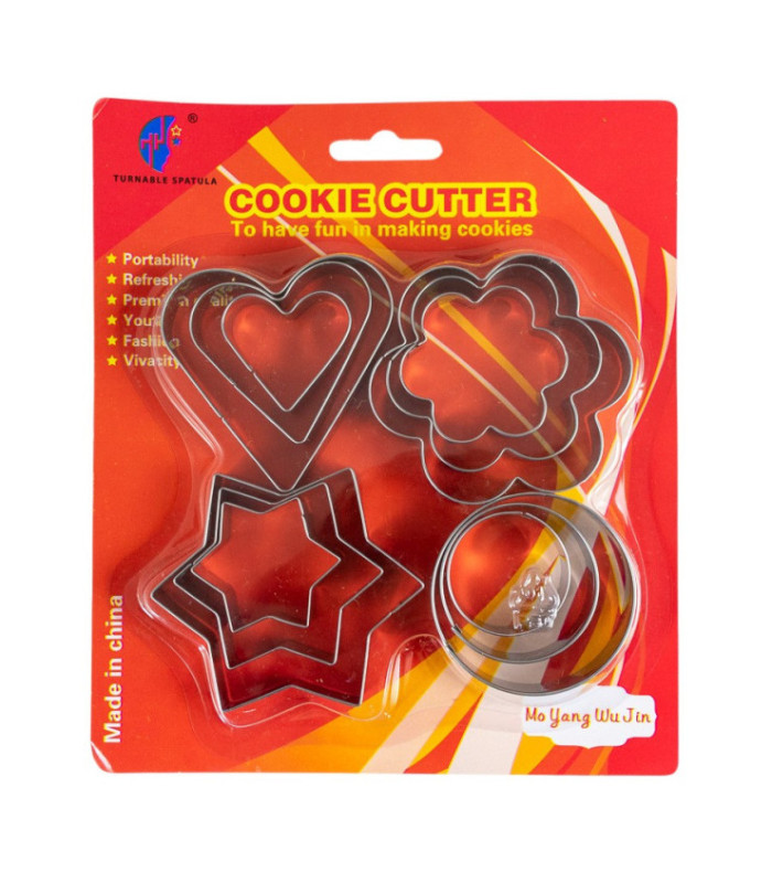 molde de metal para tartas 6pc