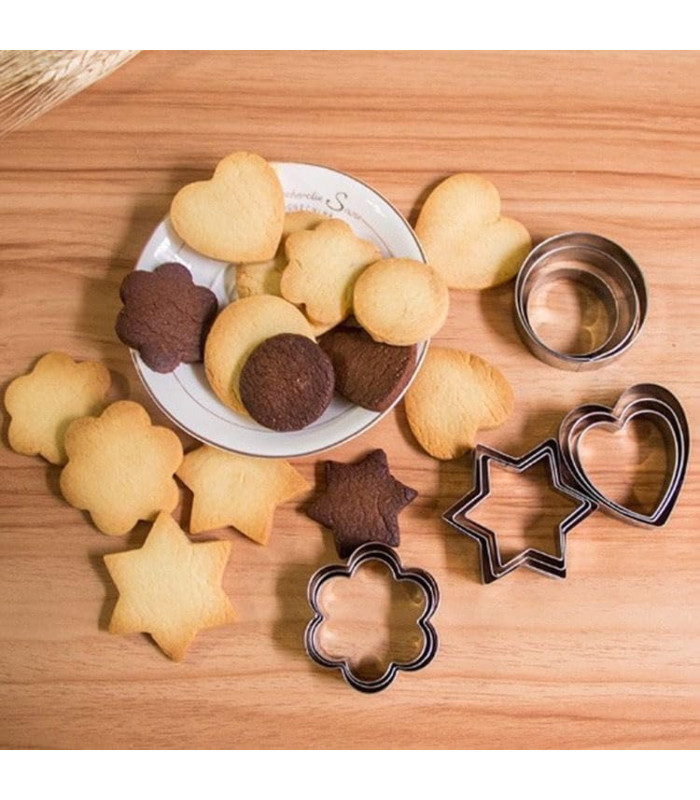 molde de metal para tartas 6pc
