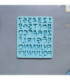 Molde de letras + numeros + pies