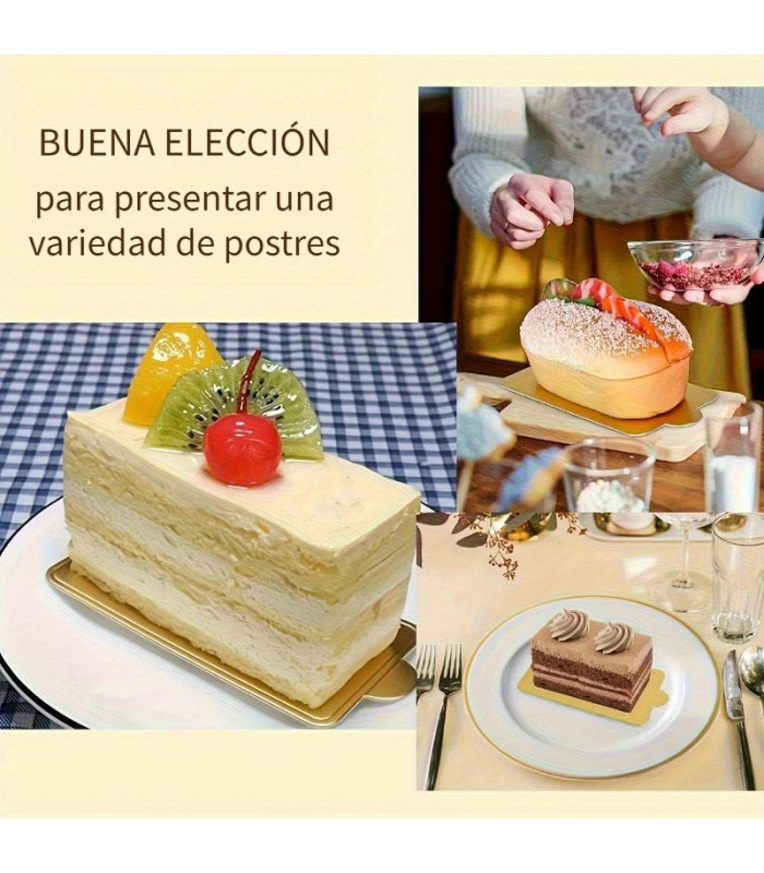 BASE RECTANGULAR 10x6CM 100PCS