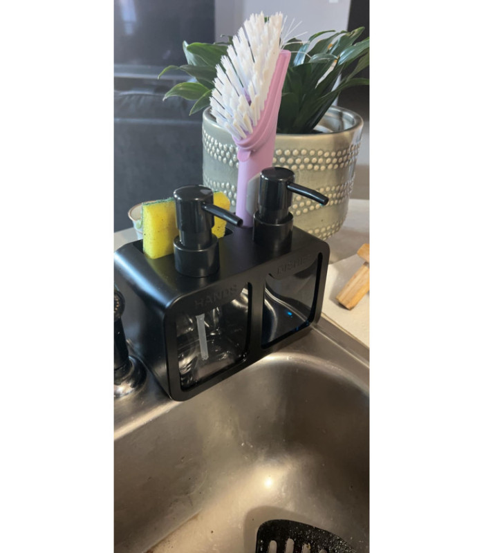 DISPENSADOR DE JABÓN 2 EN 1 350ML