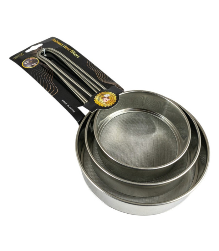 TAMIZADOR ACERO INOX 3PCS