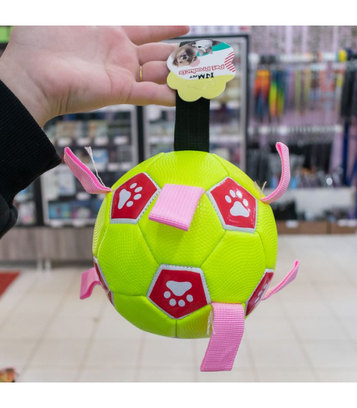 PELOTA FÚTBOL P/ MASCOTA