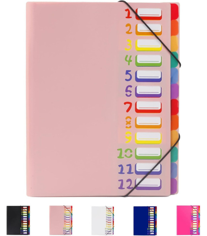CARPETA CON SEPARADOR COLOR SURTIDO 7572A4