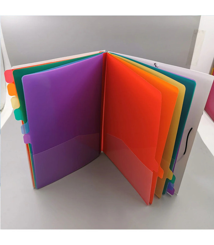 CARPETA CON SEPARADOR COLOR SURTIDO 7572A4