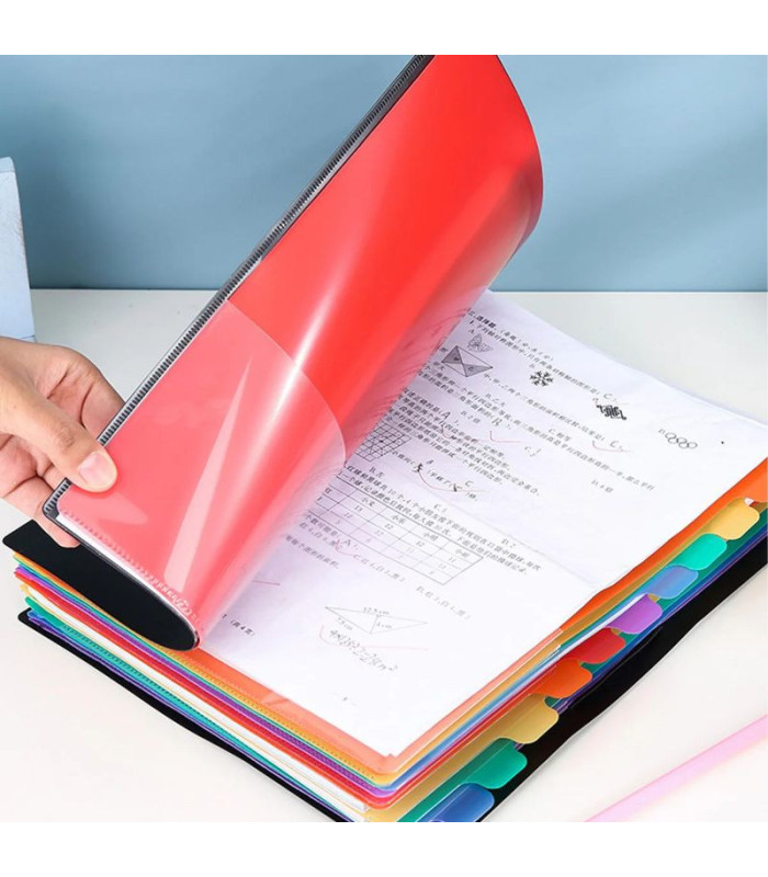 CARPETA CON SEPARADOR COLOR SURTIDO 7572A4