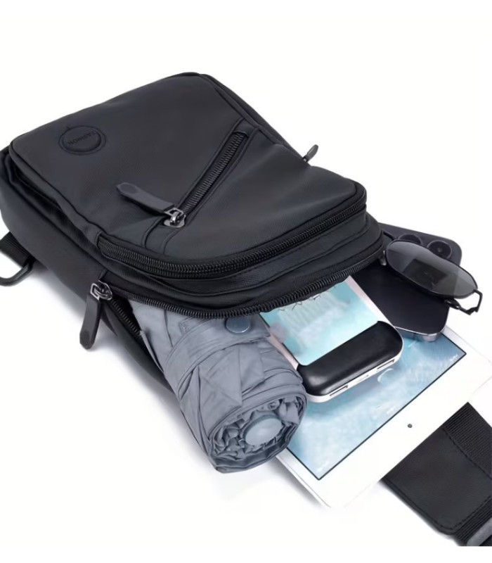 BANDOLERA IMPERMEABLE NEGRO 28x16CM