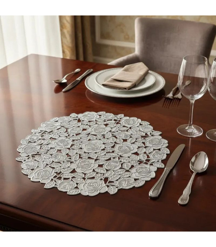 MANTEL INDIVIDUAL CIRCULAR FLOR 38CM