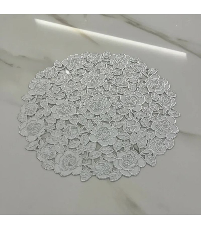 MANTEL INDIVIDUAL CIRCULAR FLOR 38CM