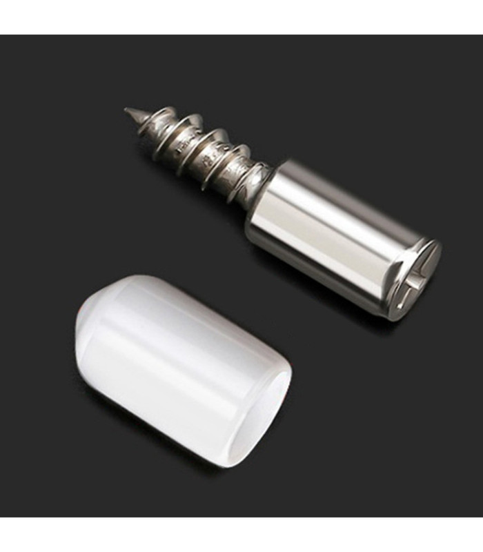 TORNILLO SOPORTE P/ REPISA SILICONADO BLANCO