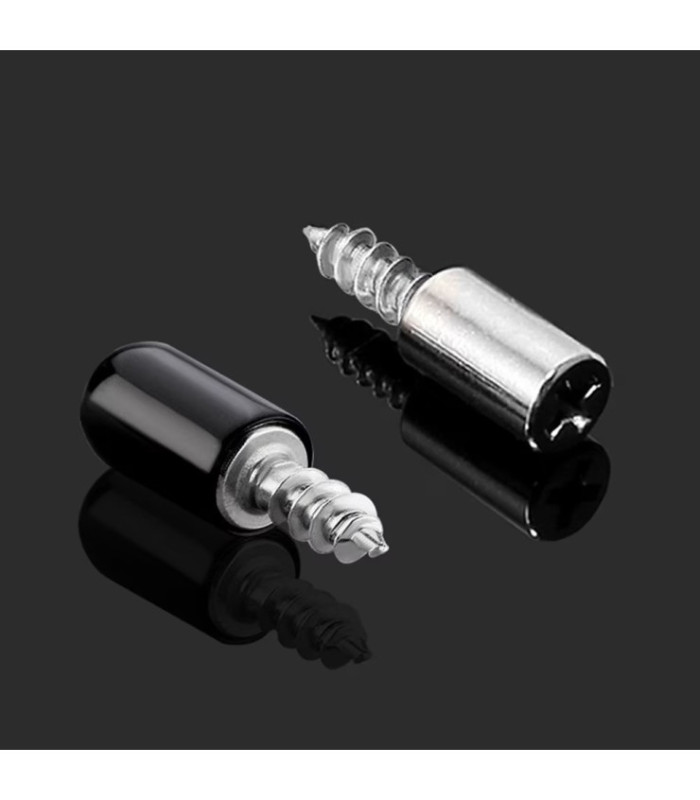 TORNILLO SOPORTE P/ REPISA SILICONADO NEGRO