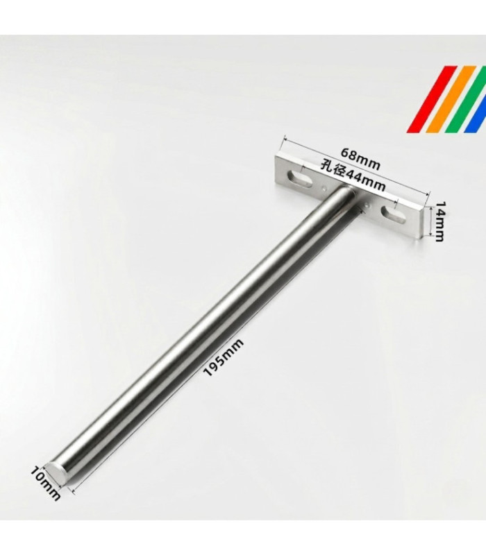 SOPORTE OCULTO P/ ESTANTE 8PULG
