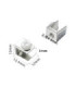 SOPORTE CLIP P/ VIDRIO 8MM