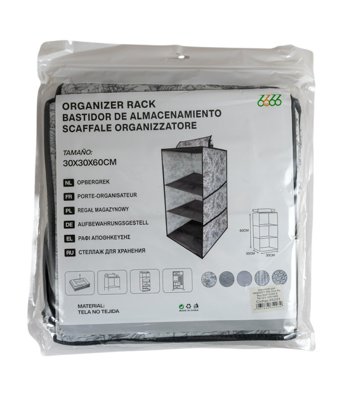 ORGANIZADOR TELA TNT 30x30x60CM