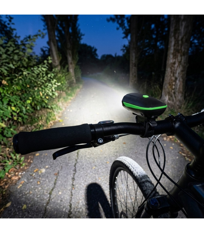 Linterna recargable para bici