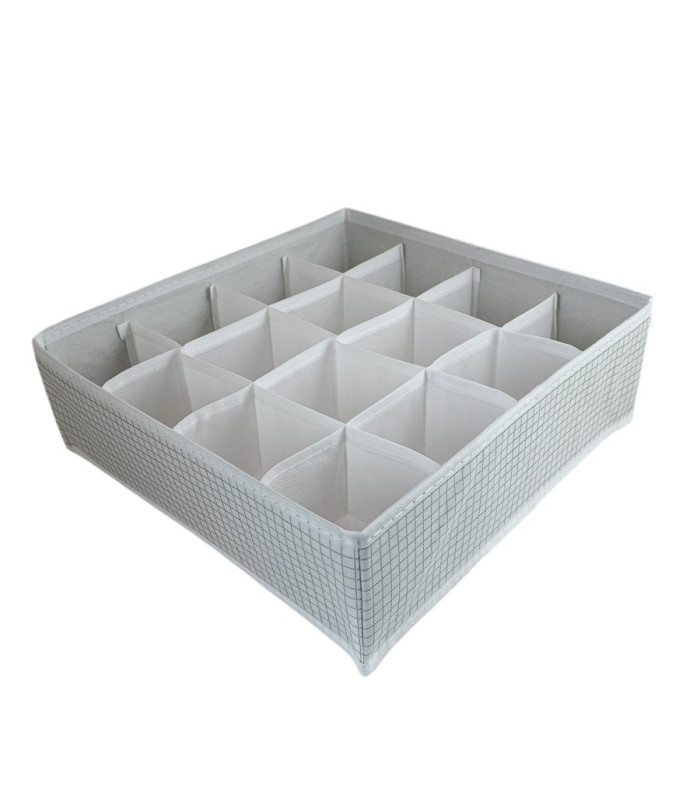 CAJA ORGANIZADOR TELA TNT 16 DIV 32CM