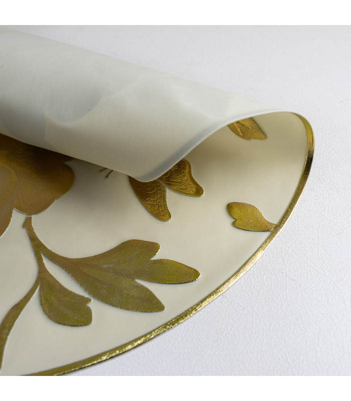 MANTEL INDIVIDUAL FLOR Y MARIPOSA 38CM