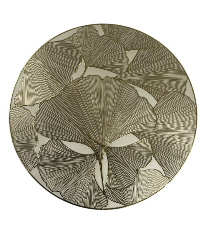 MANTEL INDIVIDUAL CIRCULAR GINKGO 38CM