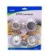 Molde de cupcakes de metal 8pc