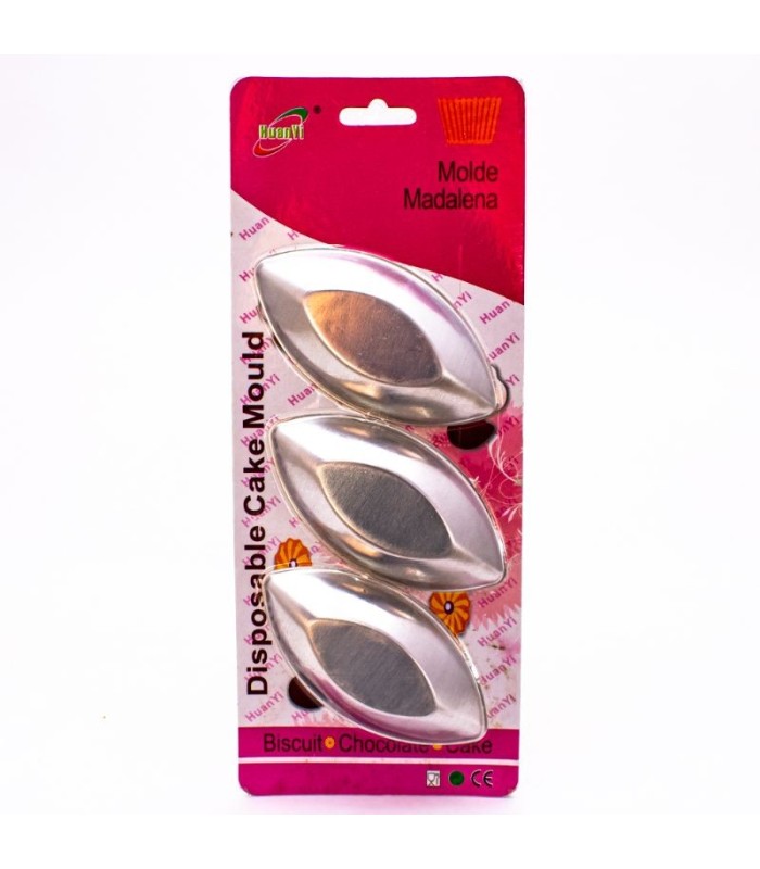 Molde para torta de metal 3pc