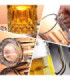 VASO CHOPP DE VIDRO 8.3x15CM