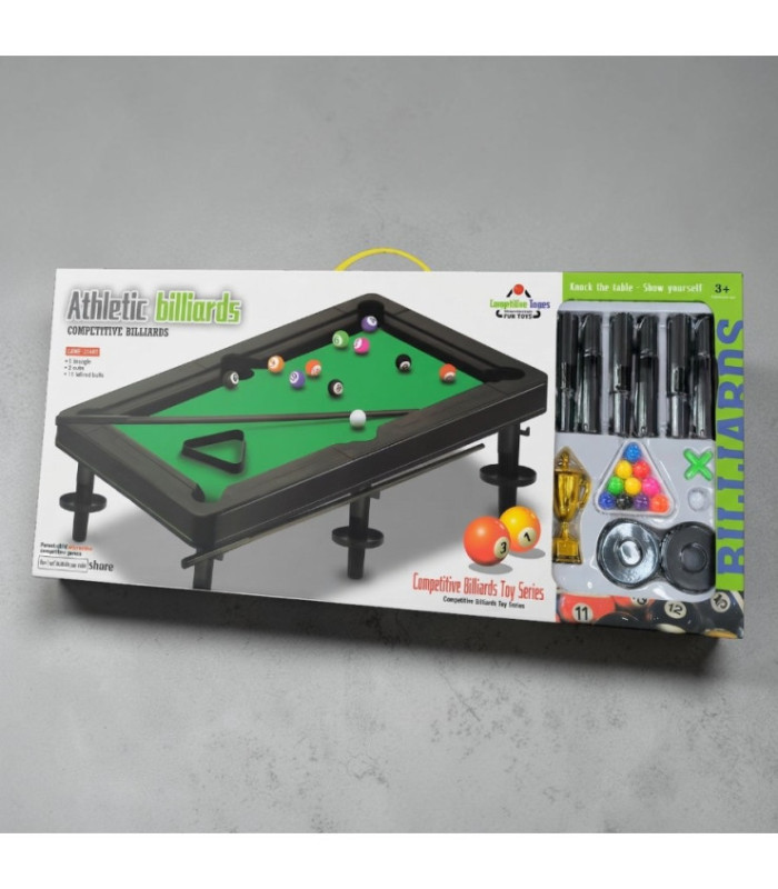 MESA DE BILLAR 14PCS ATHLETIC