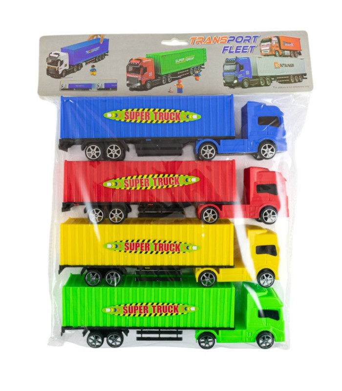 SET DE CAMION 4PCS SUPER TRUCK