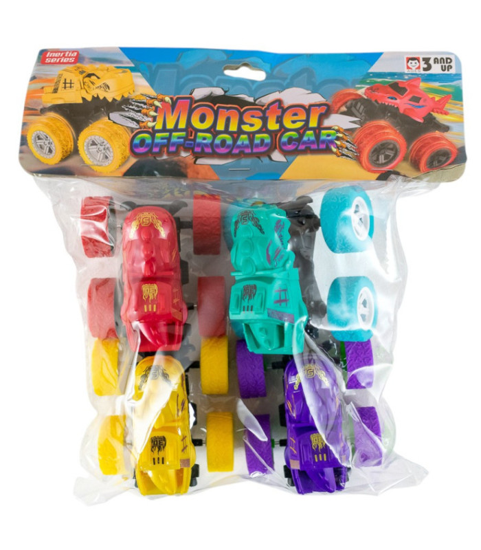 SET DE AUTOS 4PCS MONSTER