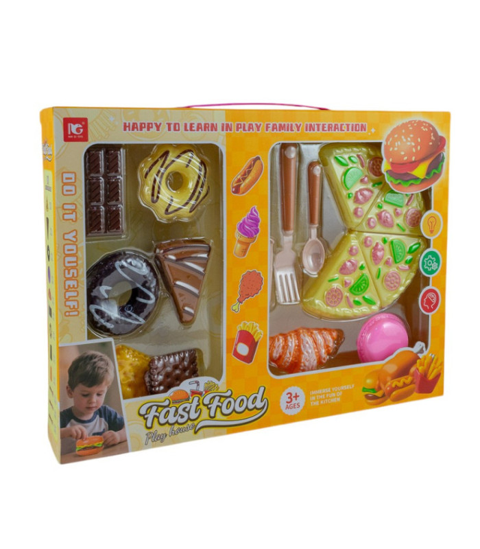 JUEGO COMIDA RAPIDA 15PCS
