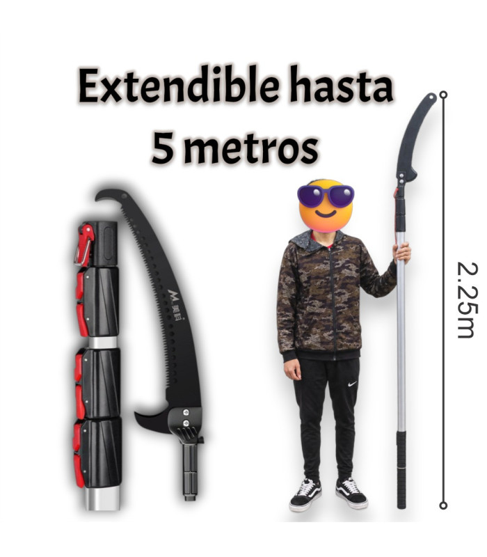 SIERRA DE PODAR EXTENSIBLE 5M