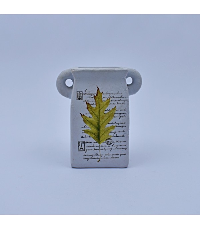 Maceta con diseño de flores 9cm