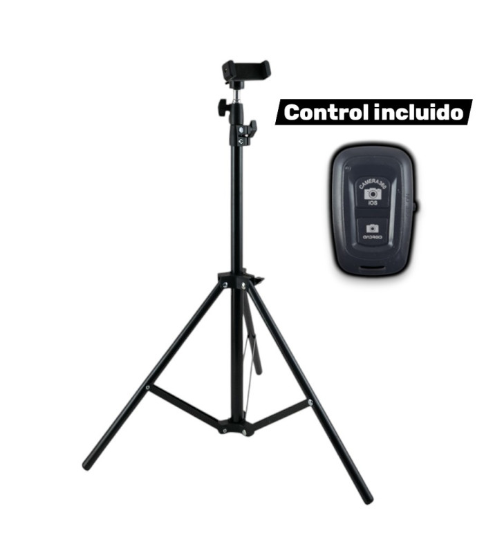 TRIPODE CELULAR 1.6M + CONTROL BLUETOOTH
