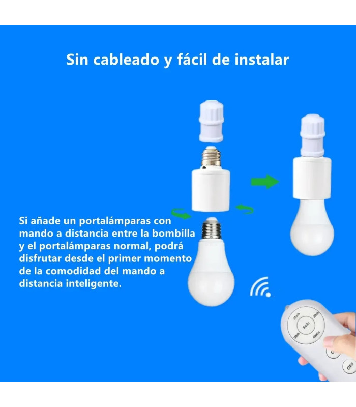 PORTA FOCO CON CONTROL REMOTO