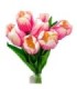 Flor de tulipanes artificiales 6 piezas