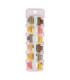 PINZA CABELLO RECTANGULAR 2.5CM 12PCS