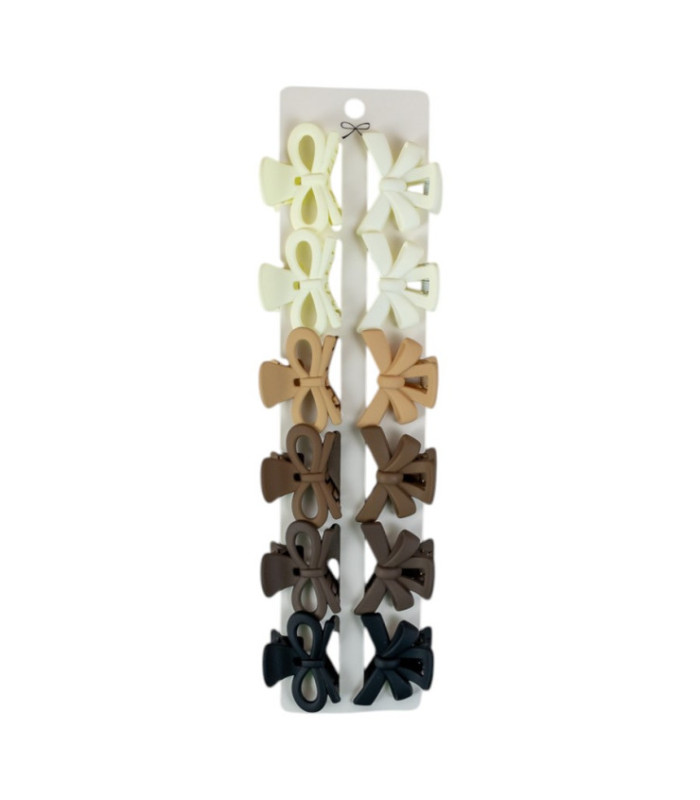 PINZA CABELLO MOÑO 4.5CM 12PCS