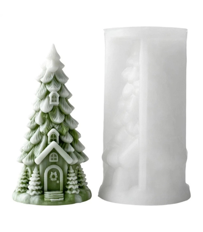 MOLDE SILICONA ARBOL NAVIDAD 73x118MM