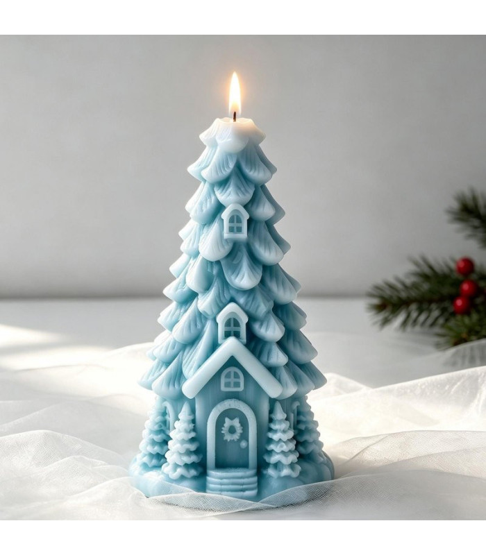 MOLDE SILICONA ARBOL NAVIDAD 73x118MM