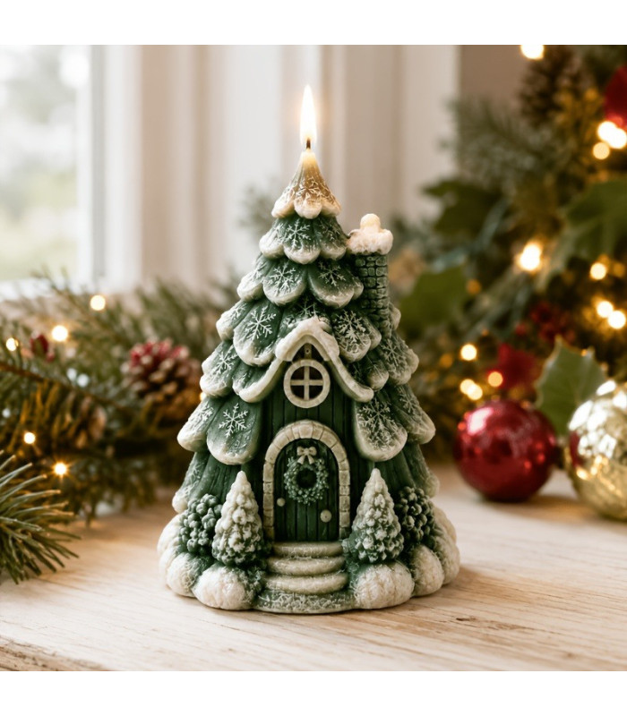 MOLDE SILICONA ARBOL NAVIDAD 79x103MM