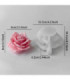 MOLDE SILICONA CAPULLO ROSA 10.7x6.2CM