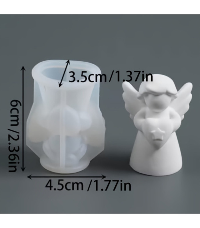 MOLDE SILICONA ANGEL 6x4.5CM