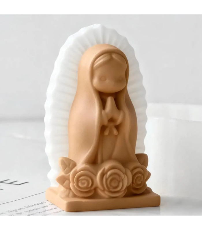 MOLDE SILICONA VIRGEN 8x5.1CM