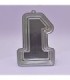 Molde para torta de aluminio numero 1