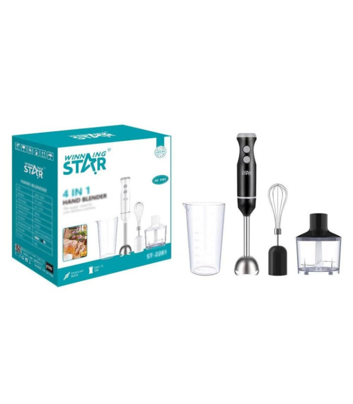 BATIDORA DE MANO 4PCS WINNING STAR