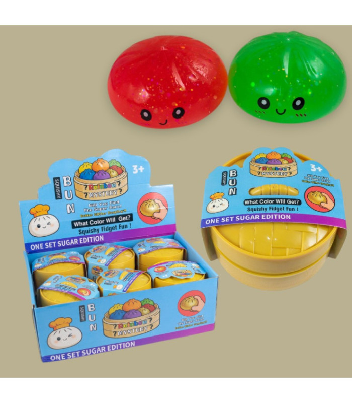 SQUICHI DUMPLING 8.5CM COLORIDO GLITTER