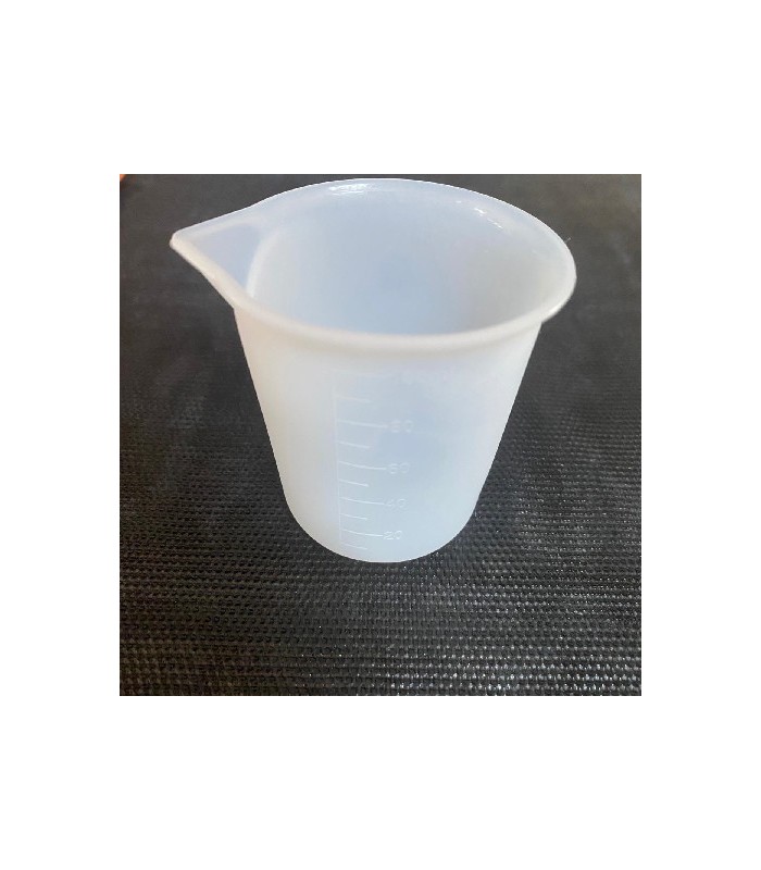 Vaso medidor de silicona 100ml comun