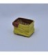 Maceta rectangular con diseño 8x10.5cm
