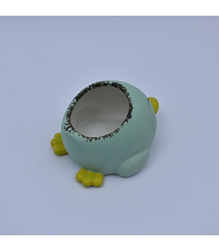 Maceta diseño pato tumbado 13x10cm