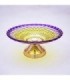 Bandeja de plastico cristal con base 32.5x14.5cm