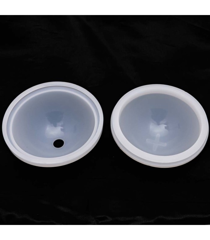 Molde de silicona esfera 2 pc 11.6cm